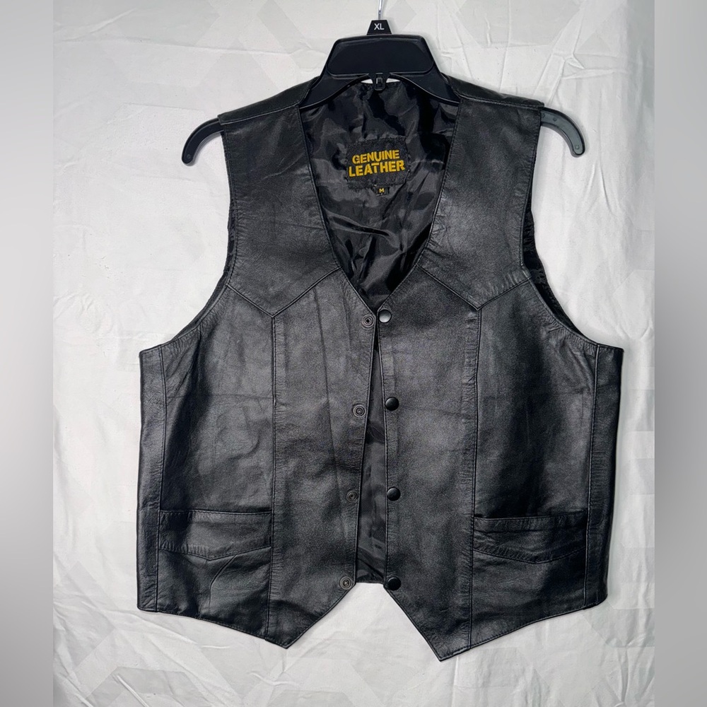 Leather vest